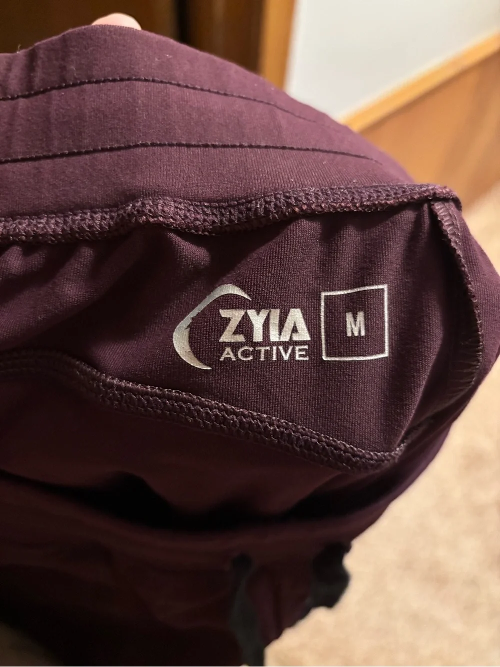 ZYIA Women’s Deep Burgundy Jogger Pants
